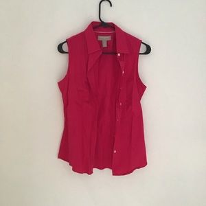 💕3/$15 💕 Pink banana republic button up